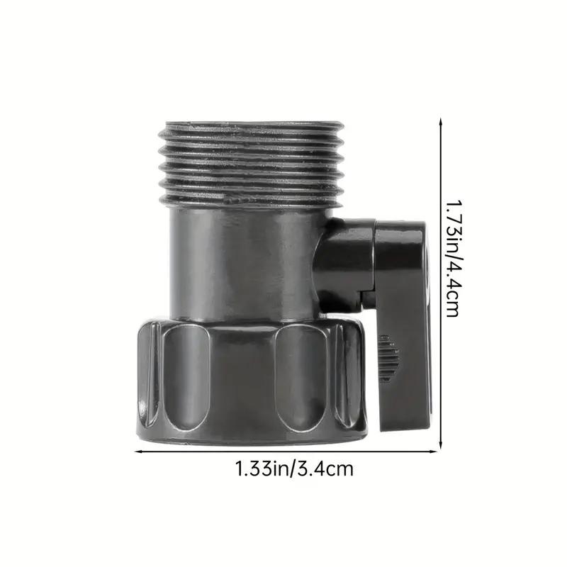 5pcs 6 points with switch hose repair extension water joint two-way docking two-way valve extender