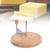 Cheese Shaver Beech Wood and 304 Stainless Steel Spiral Cheese Curler for Parties