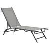 VidaXL Sun Loungers 2 Pcs Textilene and Steel
