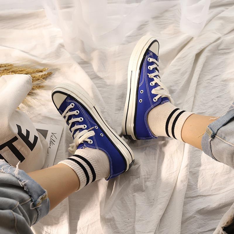 Royal Blue Canvas Shoes Women's Shoes Casual Shoes 18