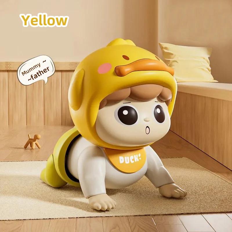 Doll Crawling Baby Toy With Music Learning Crawling Guidance And Head Up Train Children'S Vocal Toys And Baby Interactive Ing