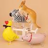 Cartoon Animal Walking Balloons: Duck & Pig for Birthday Decorations or Night Market Promotions