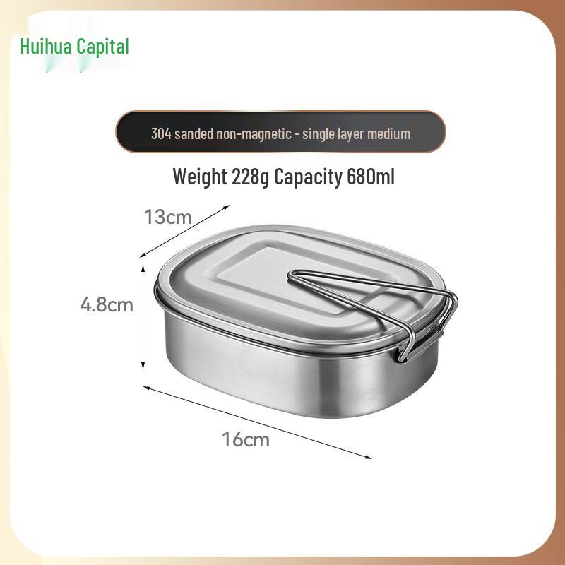 Ланч-бокс HUIHUADU из нержавеющей стали 304