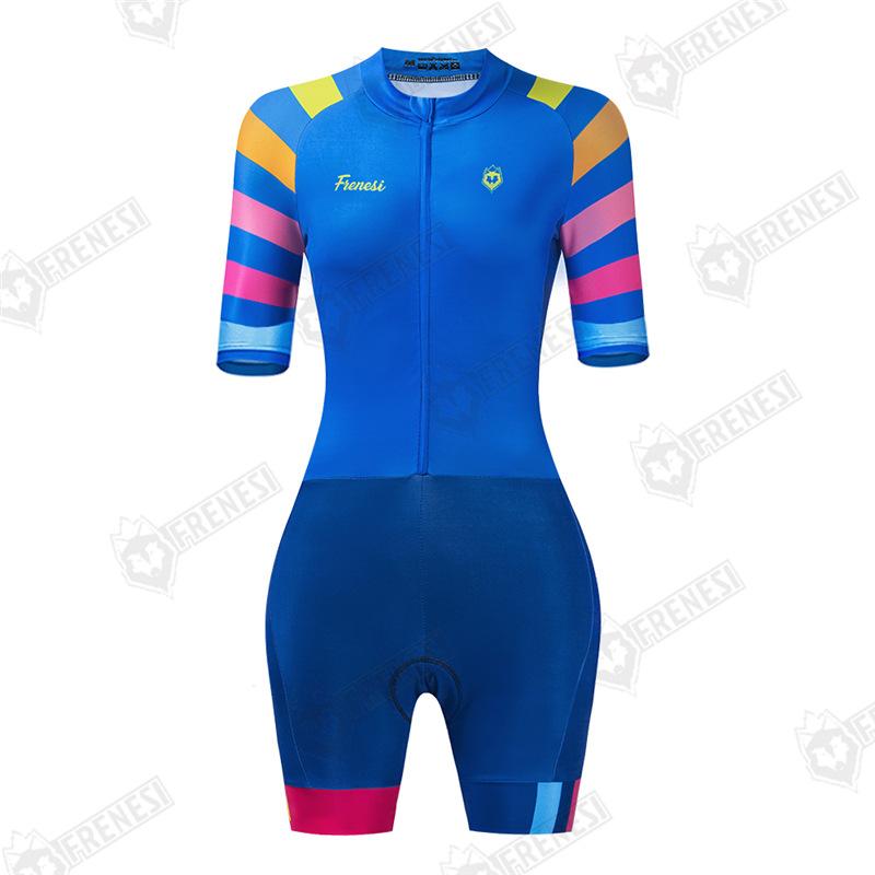 

2026 Long Short-sleeved Cycling Suit Onesie Pulley Suit Triathlon Suit Breathable and Quick-drying Rider 5XL