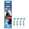 Braun Soft Toothbrush Replacement Brush Extra 4 Star Wars Oral-B Kids' Set, Soft, Brushes, Design, EB10S-4 [Used]