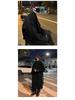 Unisex Over-the-Knee Wool Trench Coat - Mid-Length, Stylish High-End Winter Outerwear