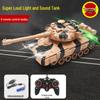 Remote Control Off-Road Armored Tank Toy with Firing Capability