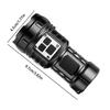 Pocket Flashlights High Lumens LED Pocket Flashlights Waterproof Handheld Spotlight Rechargeable Handheld Torch Handheld Torch