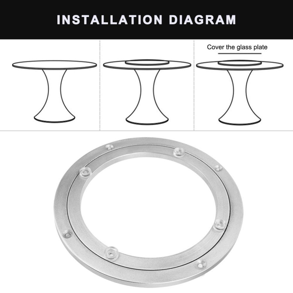 Heavy Duty Lazy Susan Smooth Swivel Turntable For Dining Table / Rotating Hardware