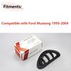Black Dashboard AC Heater Air Vent Grille Left Driver Side For Ford Mustang 1999 2000 2001 2002 2003 2004 F4ZZ-63046A77-A