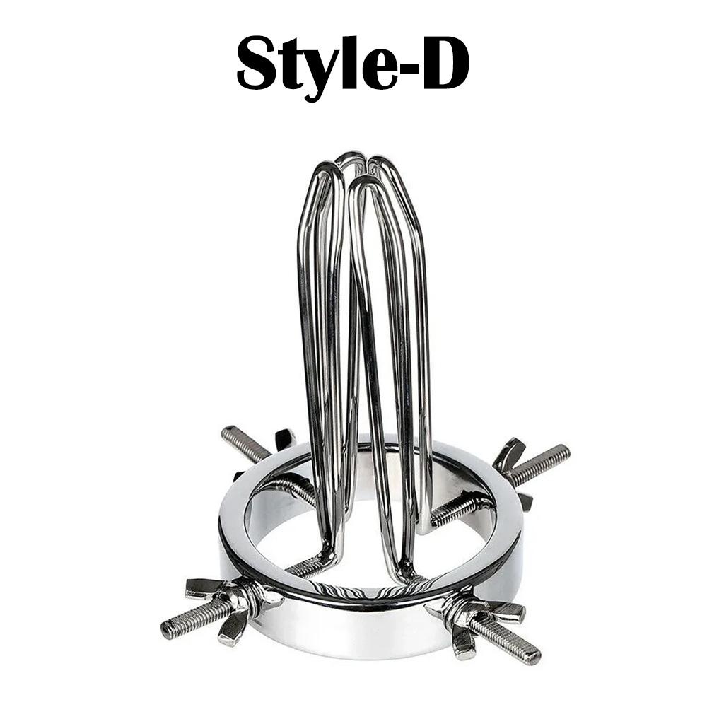 Adjustable Huge Stainless Steel Anal Dilator Metal Vaginal Speculum Fisting Vaginal Dilator Anal Training dildos Adult Sex Toys