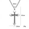 Collana Croce Minimalista Unisex in Acciaio di Titanio - Stile Giapponese e Coreano