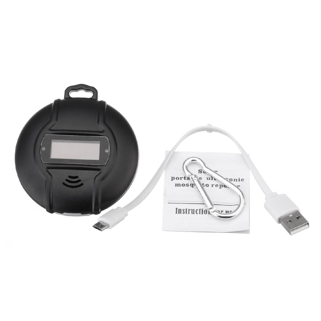 5V USB Outdoor Ultraschall Solar Tragbares Abwehrmittel Schädlingsbekämpfer mit Kompassen Mäuse Mücken Garten Vogel Hund Fuchs Schlangen