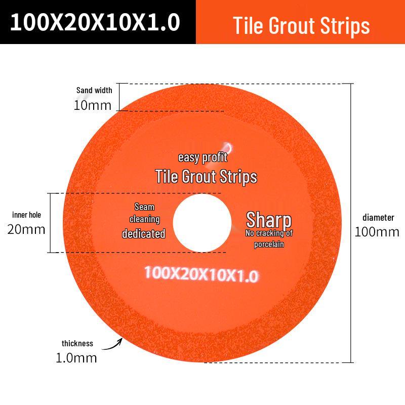 Diamond Grout Removal Disc & Grinder Tool for Tile Cleaning