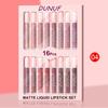 DUNUF 16-Piece Waterproof, Long-Lasting Lip Gloss Set - Non-Staining Lip Glaze