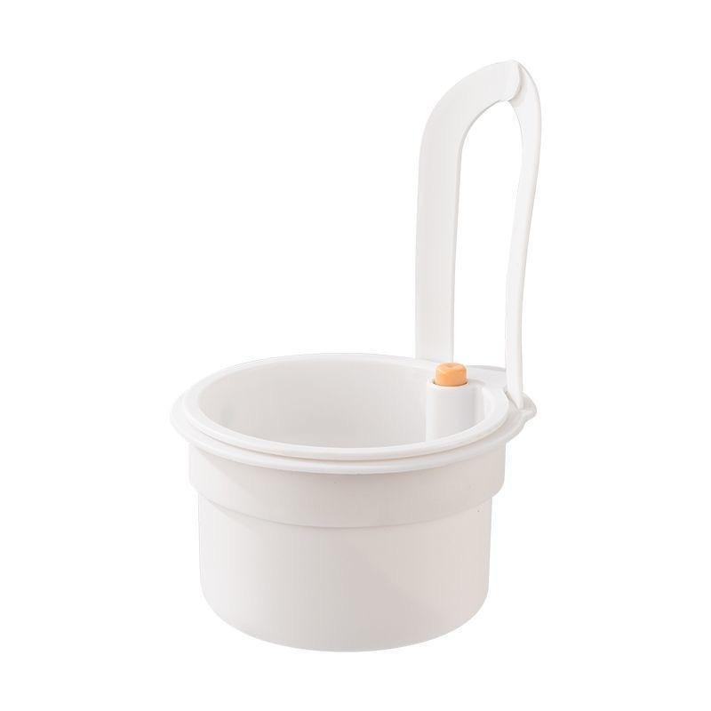 1Pcs Hangable Sink Drain Basket With Separate Filter Press Pour Design For Kitchen Vegetable Food Draining