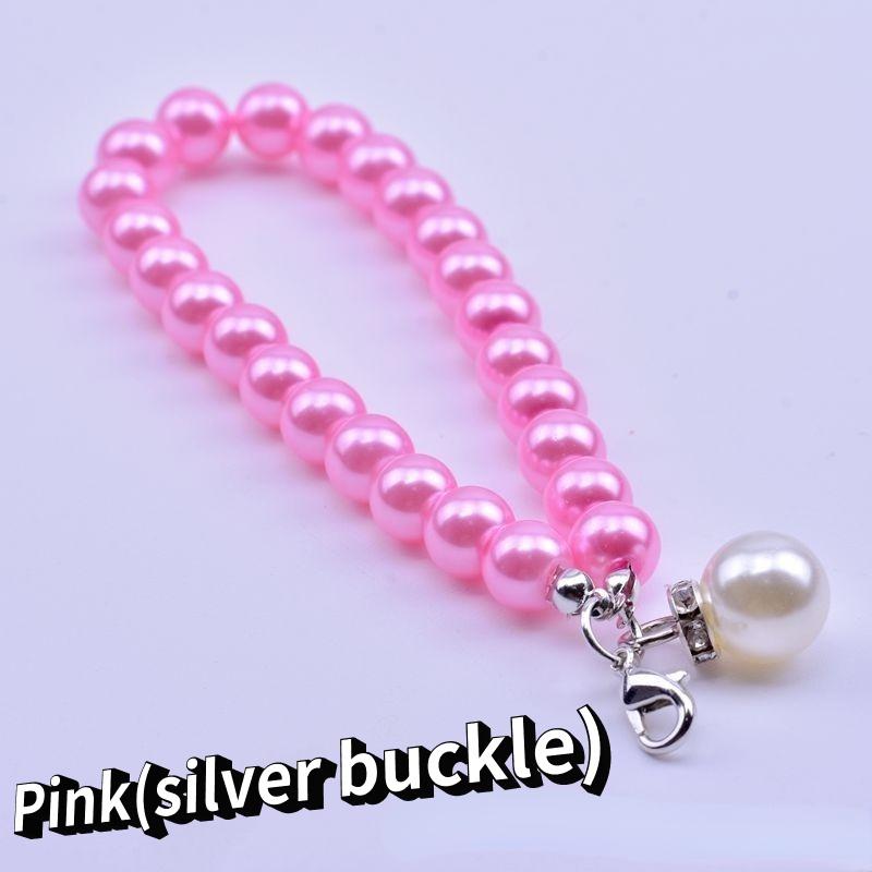 Короткая цепочка с имитацией жемчуга — фото 20