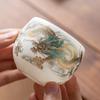 Changqi Mutton-fat Jade Porcelain Arhat Teacup