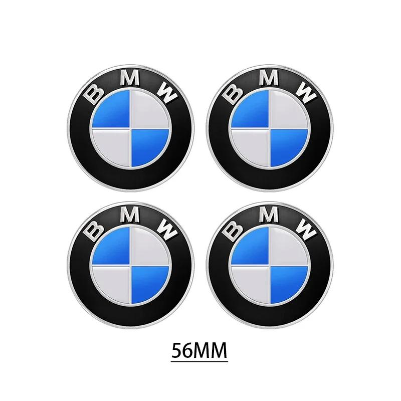 

56/65мм Емблема автомобіля Наклейки на ковпачки центру маточини колеса Для BMW E36 E46 E60 E90 E91 E92 E93 Кришка центру шини Значок Наклейка Аксесуари