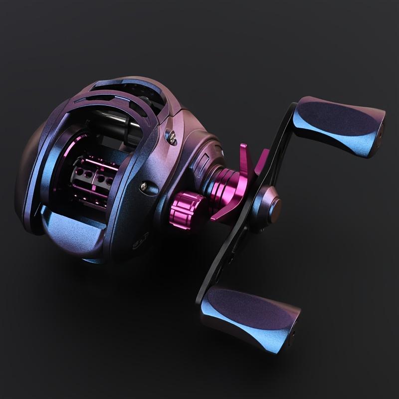 Casting Reel - High-speed 7.2:1 Gear Ratio, Maximum Drag 8kg Magnetic Braking System Ambidextrous Suitable for Both Freshwater and Saltwater Fishing