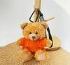 Wearable Teddy Bear Keychain Pendant – Plush Toy Gift for Graduation Season with Logo Print
