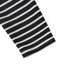 Herren gestreiftes Henley-Shirt Langarm Freizeit Knopfleiste V-Ausschnitt T-Shirt