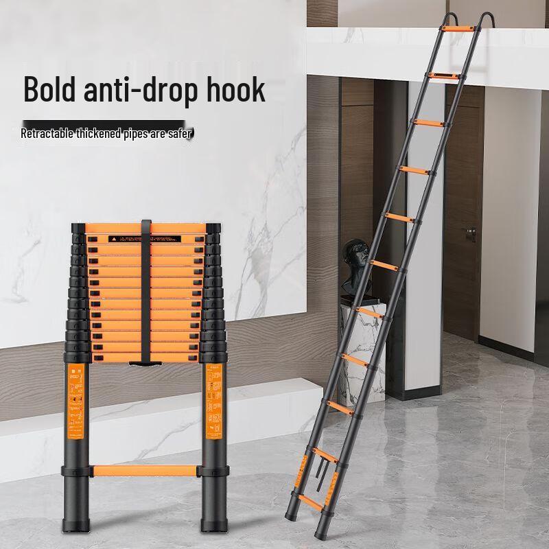 Manheng Thickened Carbon Steel Telescopic Ladder