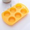 6-Grids Fruit Silicone Candy Mold Easy to Use Non-Stick Ice Mold Dishwasher Safe Food Grade Chocolate Hard Candy Baking Mold