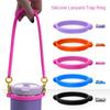 Bottle Sleeve Silicone Drawstring Ring Portable Silicone Ring Strap for Stanley Cup