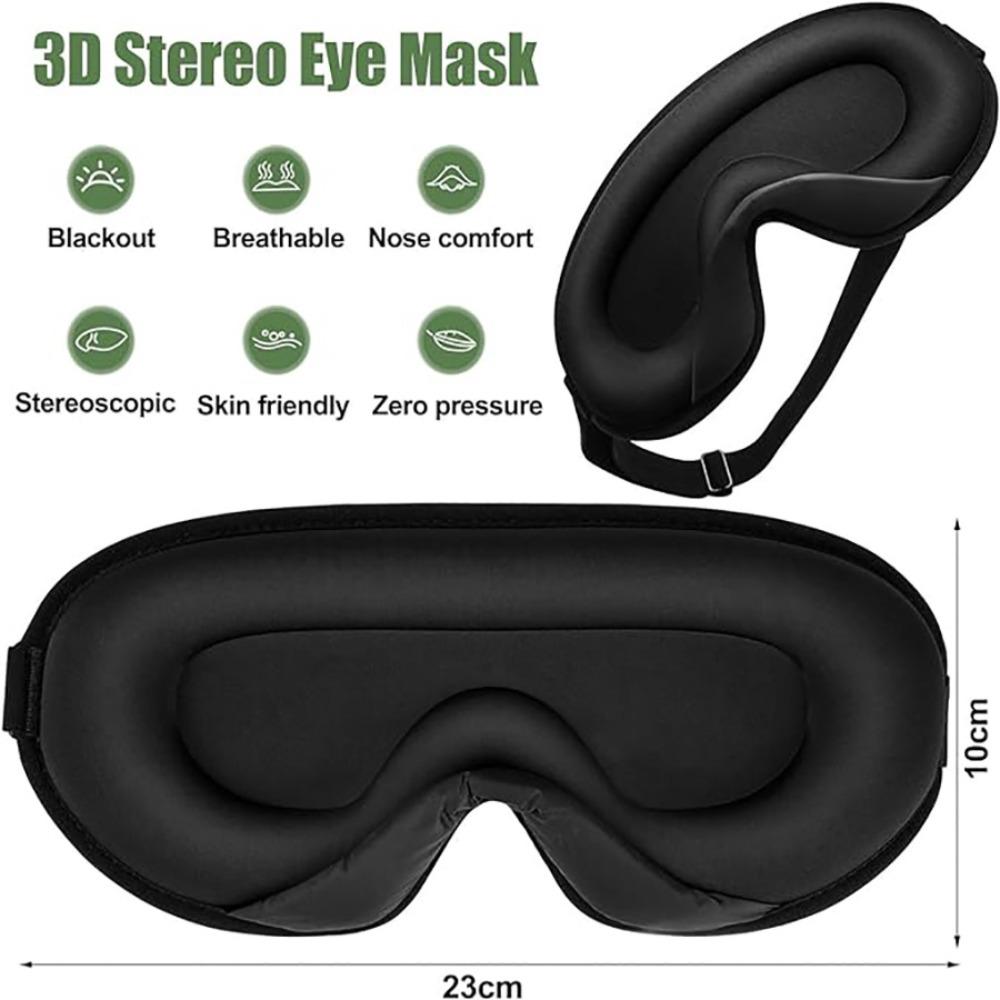 Breathable Sleeping Eye Mask Memory Foam Travel Eye Mask Portable 3D Eye Mask Office