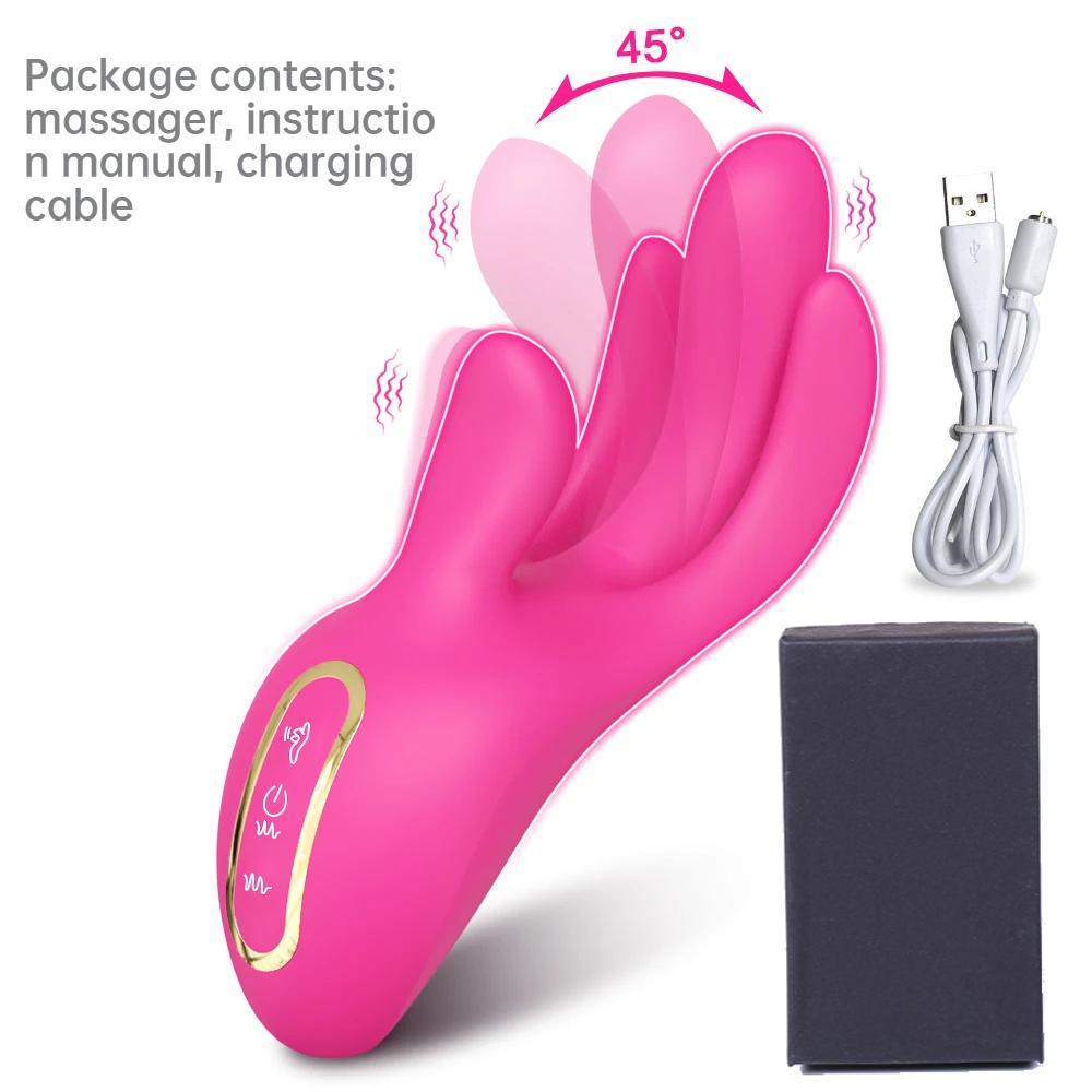 Wiggle Finger Vibrator for Women G-Spot Vagina Vibrators Female Masturbator Clitoris Stimulator Adult Goods Sex Toy for Women 18