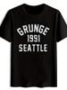 T-shirt One-piece Printed with Vintage  Band Design