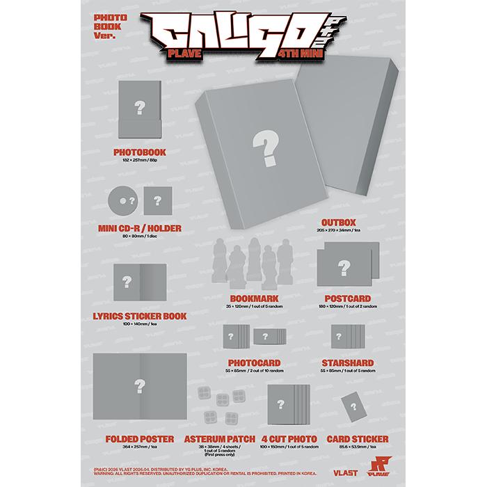 [Pre-order] PLAVE - 4th Mini Album [Caligo Pt.2] SET 4EA