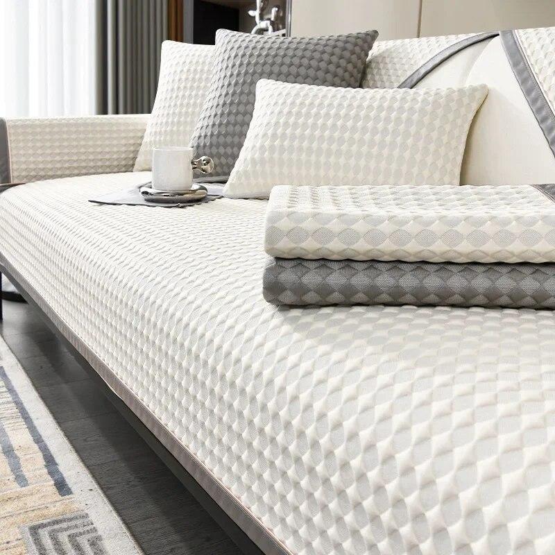 New Cold 3D Sofa Cushion Summer Modern Simple Cold Mat Sofa Cushion Household Living Room Non Slip Sofa Cushion