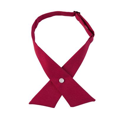 Ženy Criss-Cross Motýlek Školní uniforma Pevná nastavitelná kravata