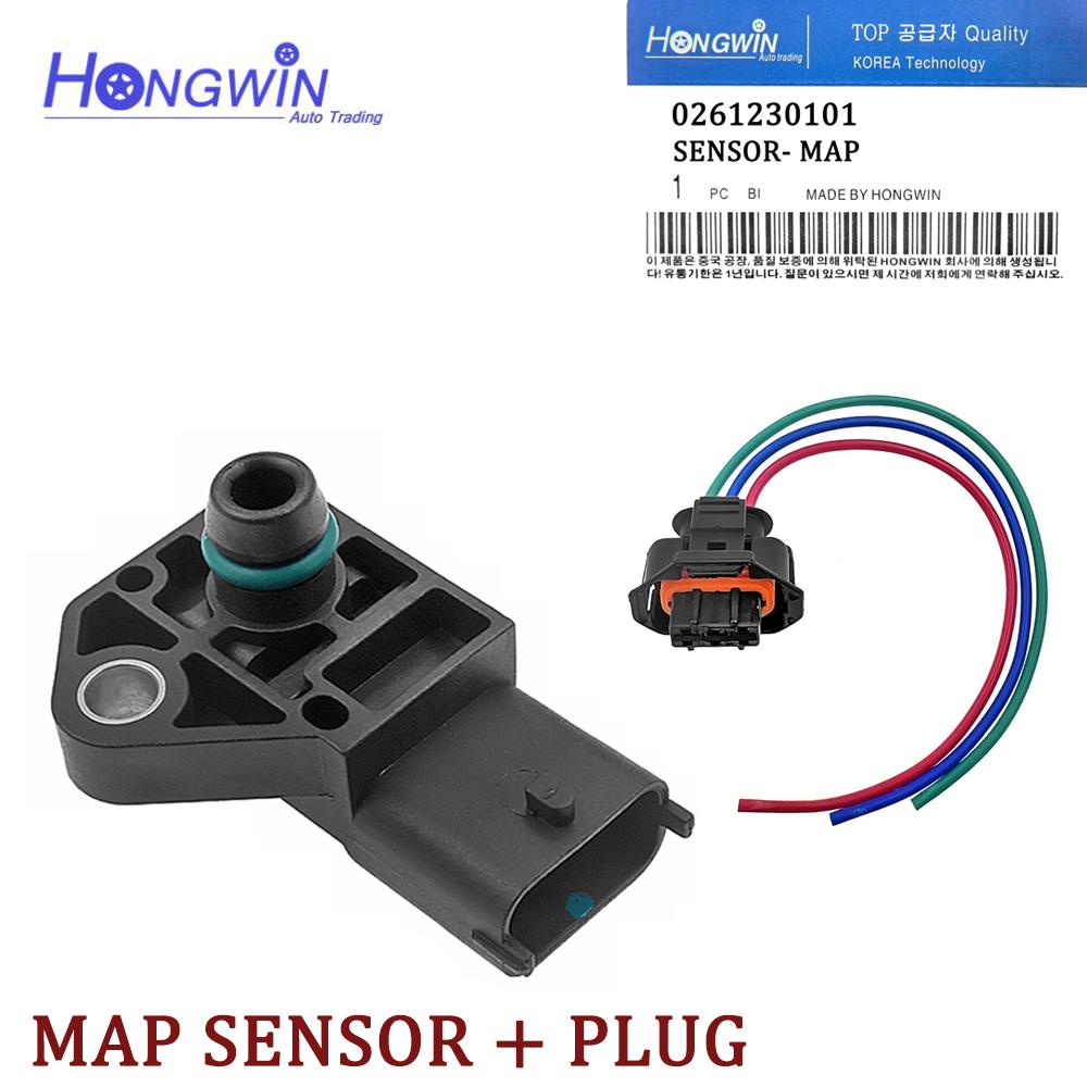 Manifold Absolute Boost Pressure MAP Sensor Assy For Buick Cadillac Opel Corsa D 1.2 HOLDEN 3.6L V6 12575467 93194419 0261230101