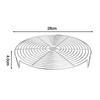 Multipurpose Stainless Steel Steamer Rack for Pot Use with Tray Suitable for Steaming Dumplings Eggs and Grilling