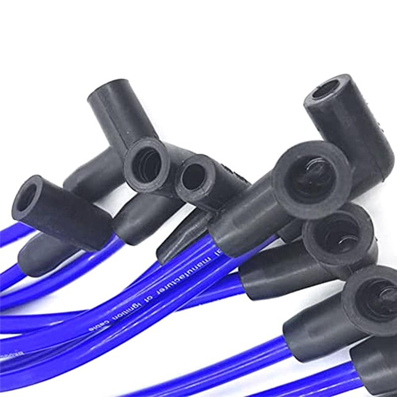 Dependable-10Pcs 8Mm Spark Plug Wire Set Compatible Replacement Parts With Mercruiser For Thunderbolt V8 5.0 5.7 84-816608Q61