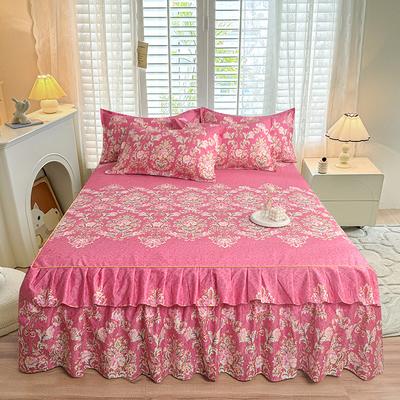 Gonna per letto levigante monopezzo per uso domestico in camera da letto Tinta unita Copriletto delicato sulla pelle Lenzuola per dormitorio per studenti
