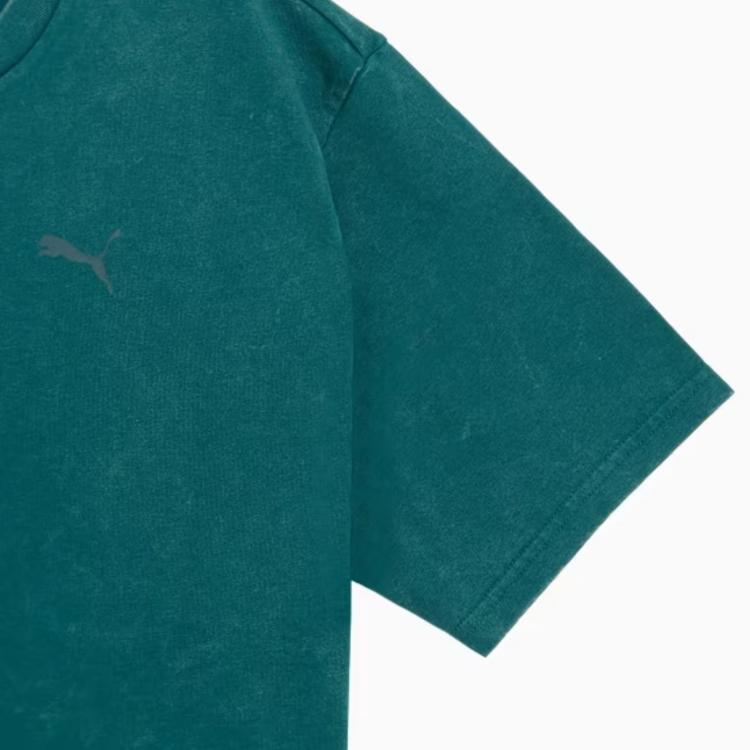 Puma Moozin Solid Color Pullover Round Neck T-Shirt Men Tops 637336-86