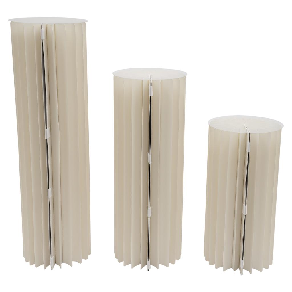 3 PCs Wedding Flower Stand Party Decoration Dessert Table Cylinder Display Rack