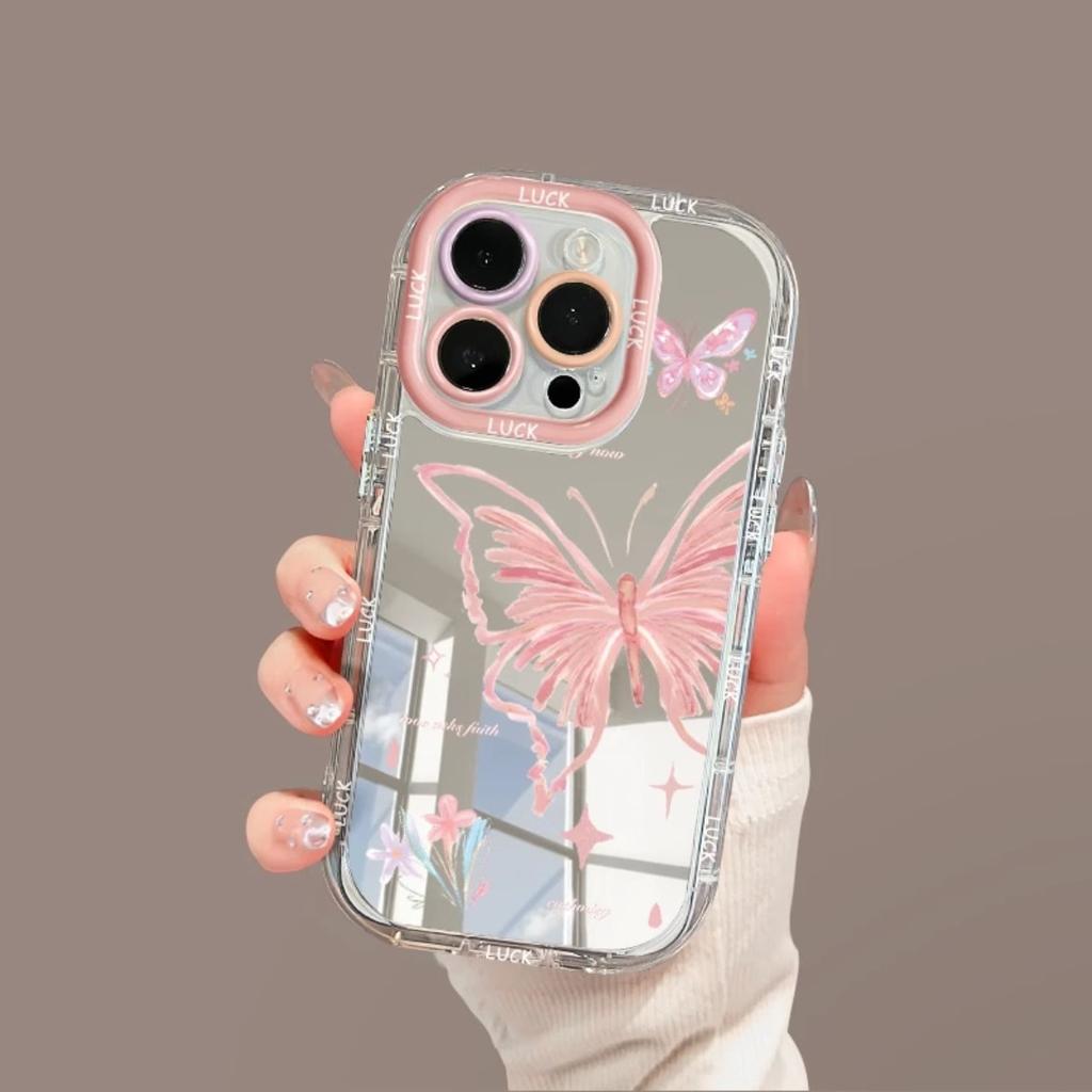 Cute Butterfly Suitable for Apple IPhone 16 Mobile Phone Case Huawei 17 PROMAX Fall Proof Full Cover Protective Case 15