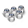 5PCS Car Wheel Tire Valve Caps Metal Stem Cover For Volvo XC60 V50 V40 XC90 S60 S40 S80l V90 V60 EX90 S90 XC40 C40 S70 Accessory