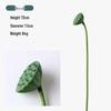 Realistic Lotus Flower Arrangement: Artificial Lotus Pod, Leaf, and Blossom for Living Room or Buddhist Hall Decor