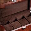 Elegant Wooden Watch Casket Multi-layer Jewelry Storage Double Layer Organizer with Cufflink & Ring Boxes High-Grade Watch