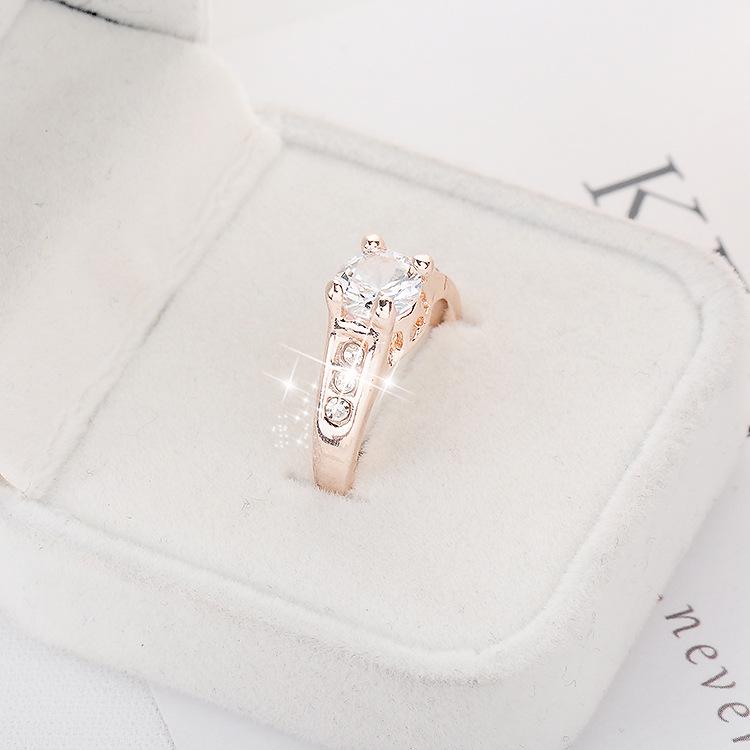 European & American Fashion Rhinestone Zirconia Crystal Ring