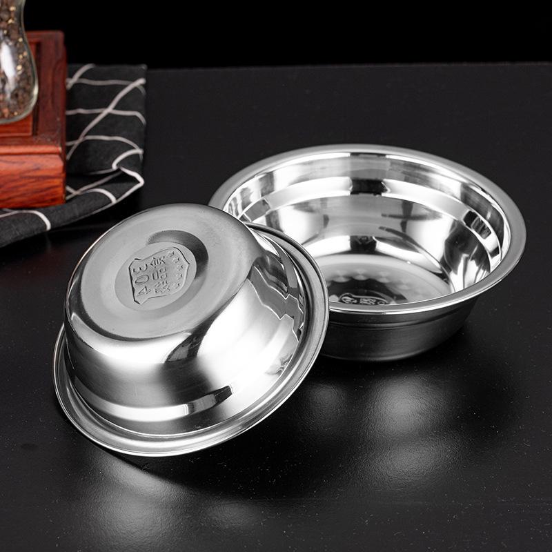 Thickened Stainless Steel Multi-functional Basin: Soup, Dough Kneading, Vegetable Washing for Home and School Canteens