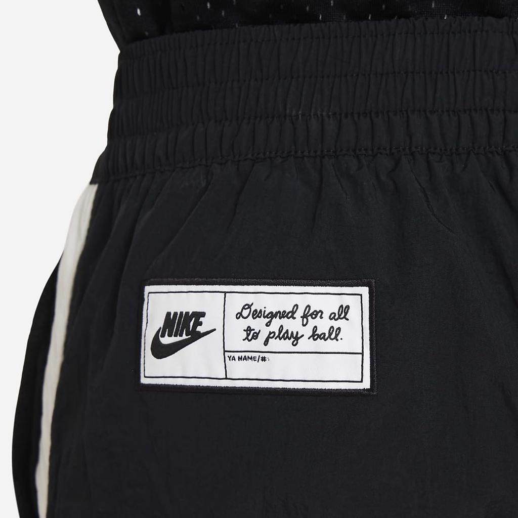 Nike Logo Cuffed Casual Knit Sports Pants Kids bottoms Black DQ8950-010