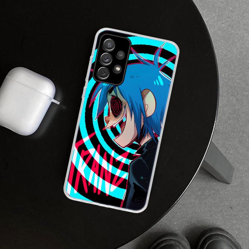 Gorillaz Anime Phone Case Cover for Samsung Galaxy A12 A22 A32 A52 A72 A02S A51 A50S A31 A20S A10S Note 20 Ultra 10 Plus Galaxy