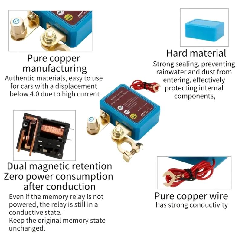 Automatic Power Shut Switch Remote Battery Disconnect Switch Battery Switch Battery Switch Cut Isolator